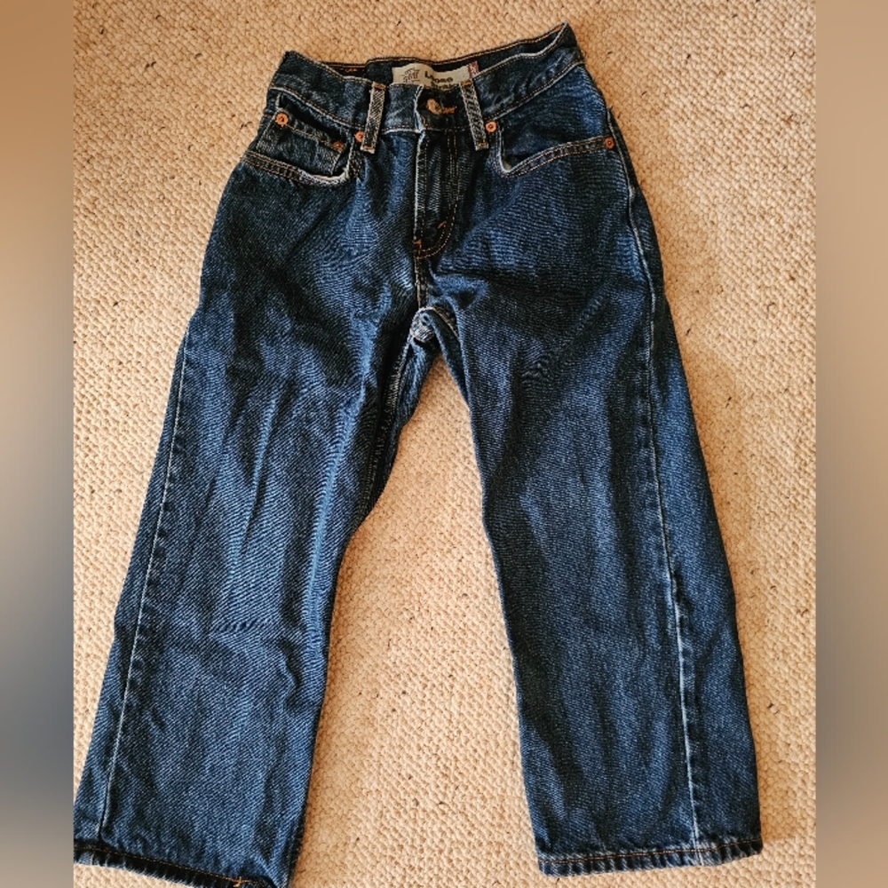 Y2k Levi's 569 Loose Straight Jeans Kids Denim 8 Regular Vintage 100% Cotton